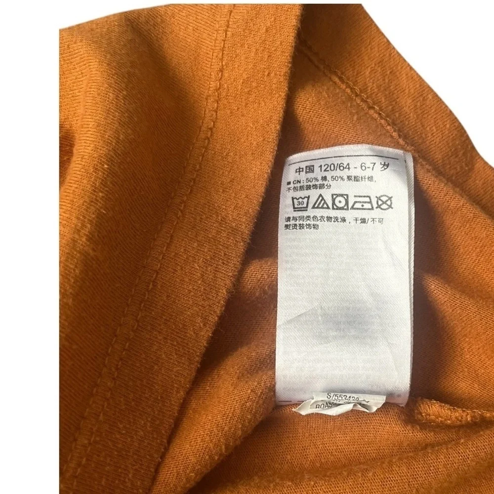 Old Navy casual play brown graphic T-shirt Boys Small (6-7) round neck